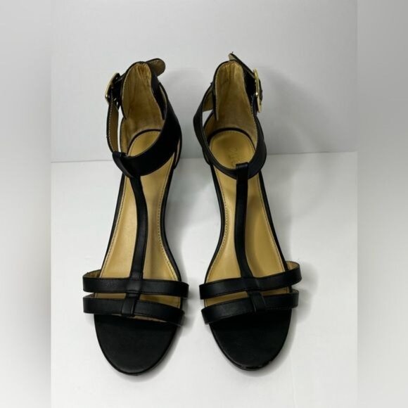 CATO Stilettos Open Toe Pump Heeled Sandals Black Size 8 - Picture 8 of 11